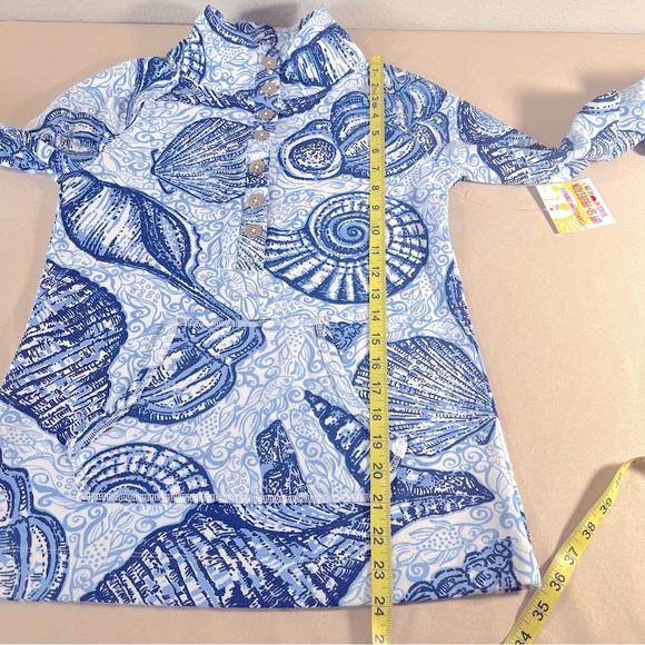 Lilly Pulitzer UPF 50+ Captain Popover Peri Blue Pop Up Stuffed Shells Sz XS NWT - Picture 12 of 15